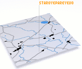 3d view of Staroye Pareyevo