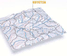 3d view of Kʼoyetsʼa