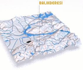 3d view of Balıkderesi