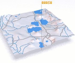 3d view of Āwasa