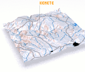 3d view of Kʼemetʼē