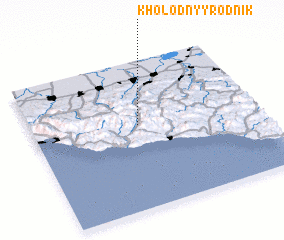 3d view of Kholodnyy Rodnik