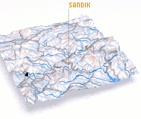 3d view of Sandık