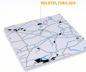 3d view of Maloye Lyubilovo