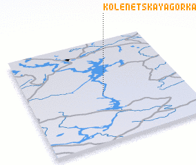 3d view of Kolenetskaya Gorka