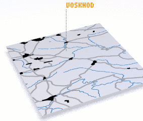 3d view of Voskhod