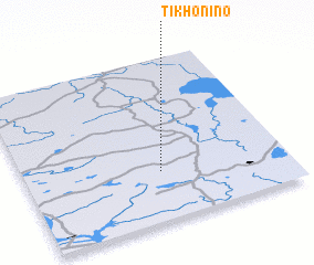 3d view of Tikhonino