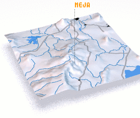 3d view of Meja