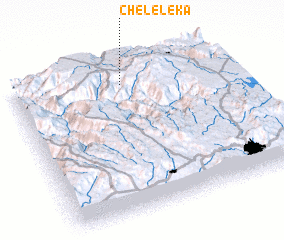 3d view of Chʼelelekʼa