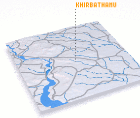 3d view of Khirbat Ḩamū