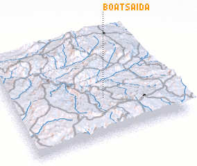 3d view of Boʼa Tsʼaʼida