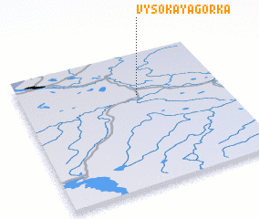 3d view of Vysokaya Gorka
