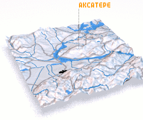 3d view of Akçatepe