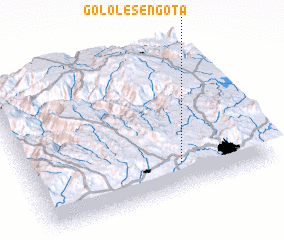 3d view of Gololē Sengota