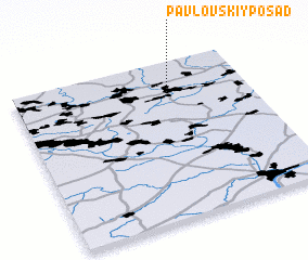 3d view of Pavlovskiy Posad