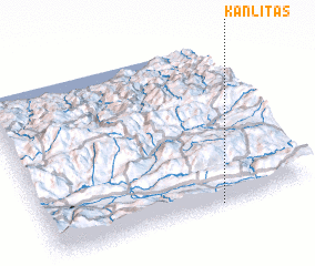 3d view of Kanlıtaş