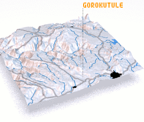 3d view of Goro Kʼutʼulē