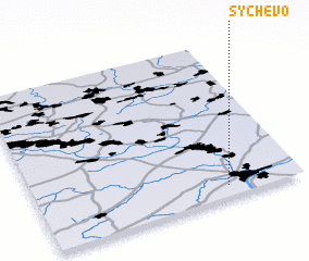 3d view of Sychëvo