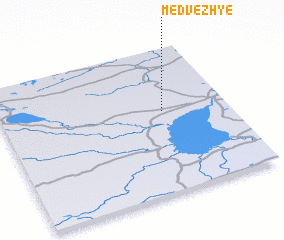 3d view of Medvezh\