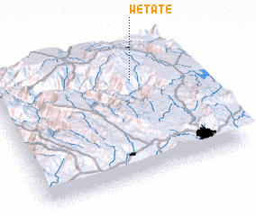 3d view of Wetʼatʼē