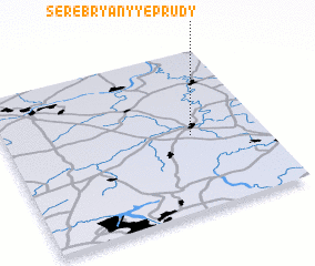 3d view of Serebryanyye Prudy