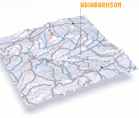 3d view of Ādī Āba Riʼisom