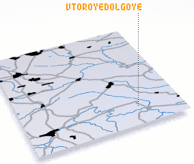3d view of Vtoroye Dolgoye
