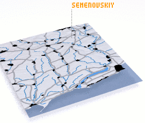 3d view of Semënovskiy