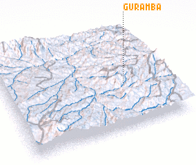 3d view of Gur Āmba