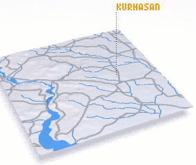 3d view of Kūr Ḩasan