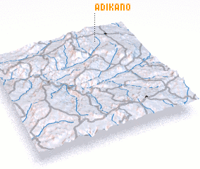 3d view of Ādī Kʼano