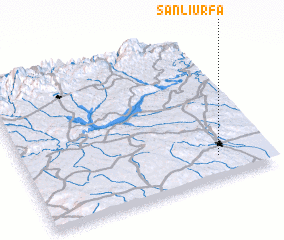 3d view of Şanlıurfa