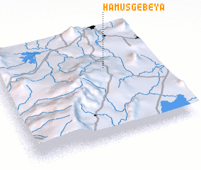 3d view of Hāmus Gebeya