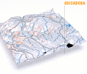 3d view of Ādīs Ābeba