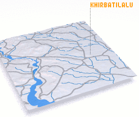 3d view of Khirbat ‘Ilalū