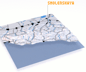 3d view of Smolenskaya