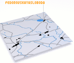 3d view of Fëdorovskaya Sloboda