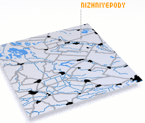 3d view of Nizhniye Pody