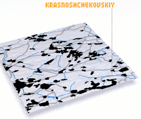 3d view of Krasnoshchëkovskiy