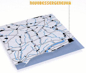 3d view of Novobessergenevka