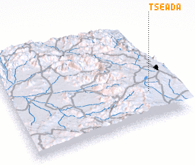 3d view of Tsʼeʼāda