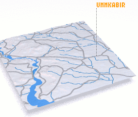 3d view of Umm Kābir