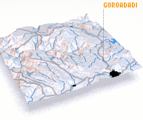 3d view of Goro Ādadī