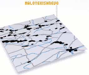 3d view of Maloye Kishnëvo