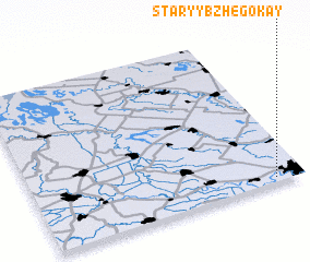 3d view of Staryy Bzhegokay