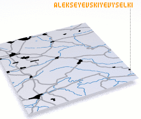 3d view of Alekseyevskiye Vyselki