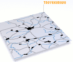 3d view of Troyekurovo