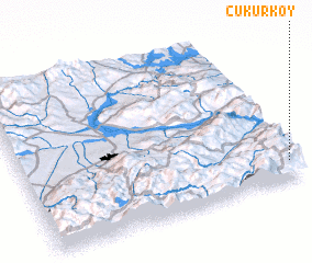 3d view of Çukurköy