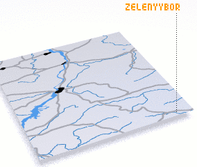 3d view of Zelënyy Bor