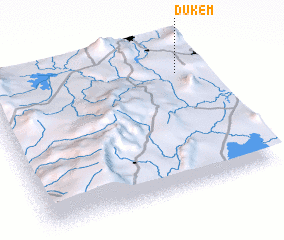 Dukem (Ethiopia) map - nona.net